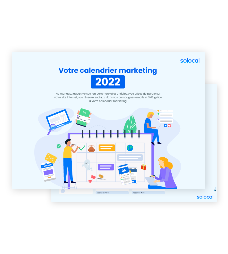 Calendrier Marketing 2022 Solocal Mobile